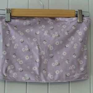 Purple Daisy Tube Top